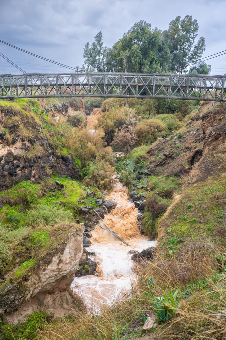 מפל קניון בזלת (צילום: שי ידאל אל פורת) מפל קניון בזלת