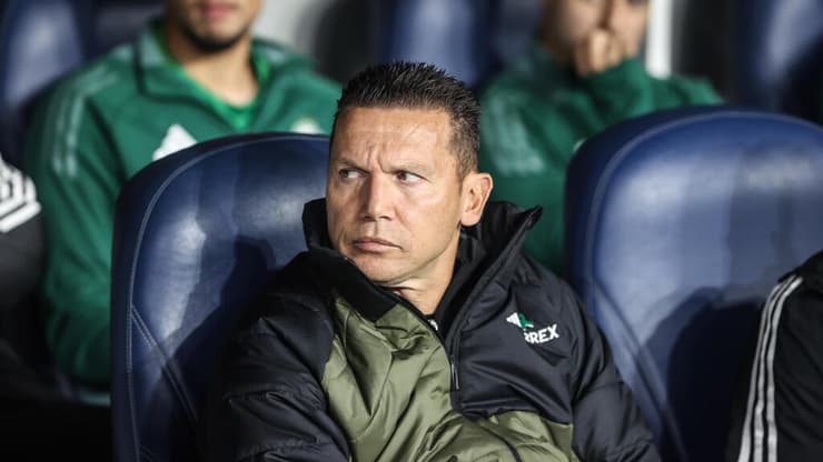 בטוח בקבוצתו. בכר (צילום: גיל נחושתן) מכבי חיפה בני ריינה