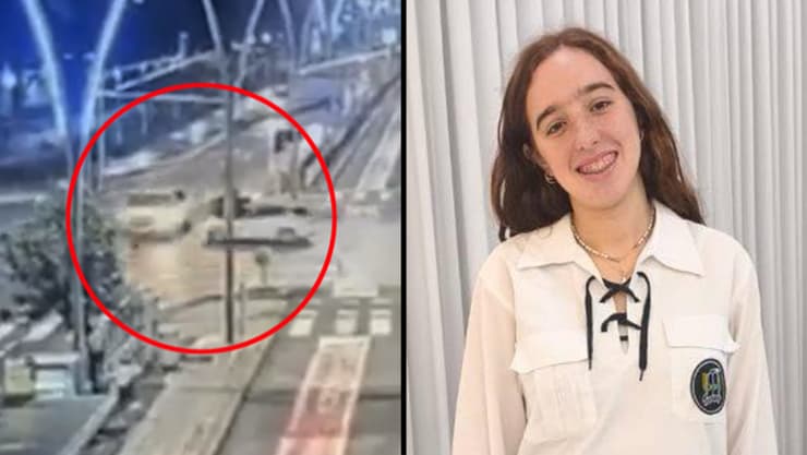 תיעוד התאונה של נגה נח באשדוד