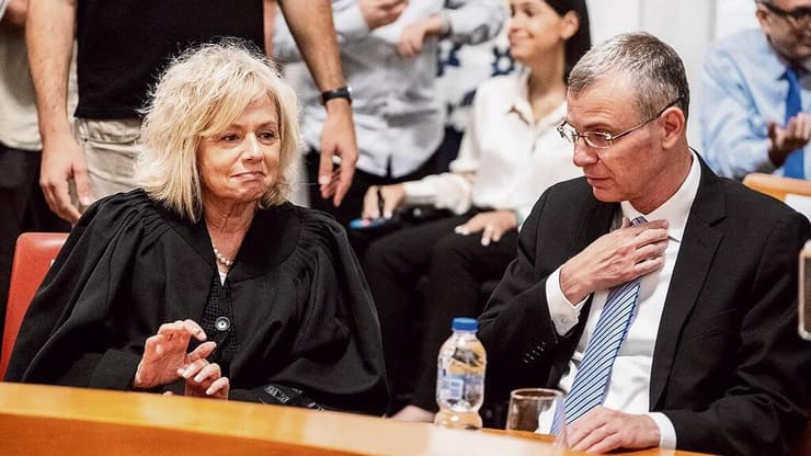 לא הגיעו להסכמות. לוין ובהרב-מיארה (צילום: שלו שלום) יריב לוין וגלי בהרב-מיארה