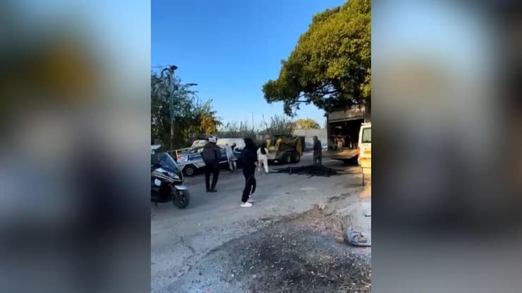 ניסיון דריסה בעקבות סכסוך בין שני נהגי טרקטור בתל אביב 