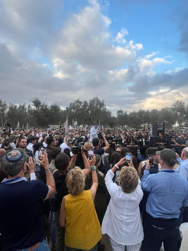 אירק גולדשטיין, מנכ״ל פדרציית ניו יורק בנאום ב-07.10.2024 ברעים 