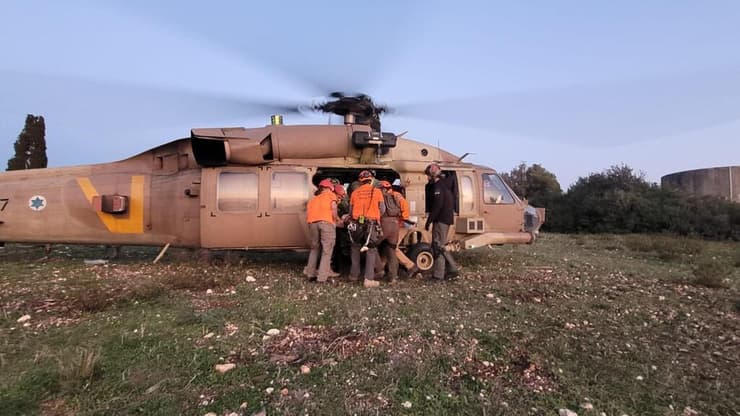 חילוץ אדם שנפל לבור בעומק 15 מטרים בפארק הכרמל