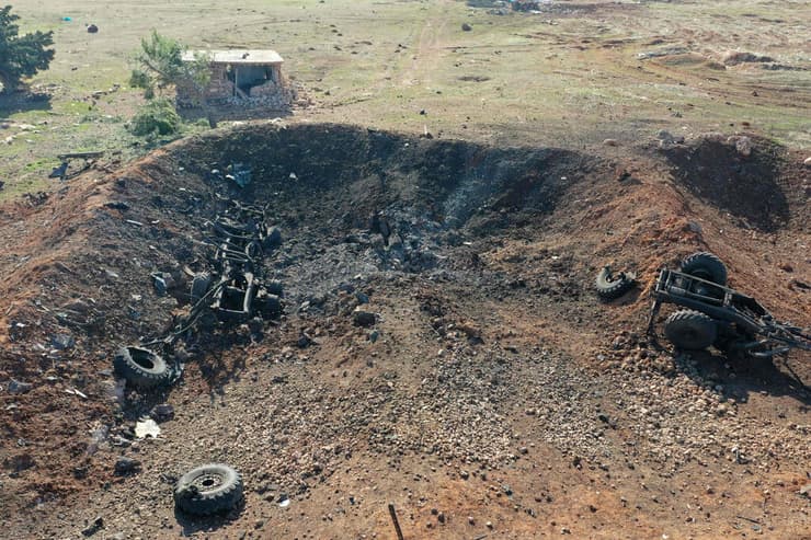 נזקי התקיפה בסוריה