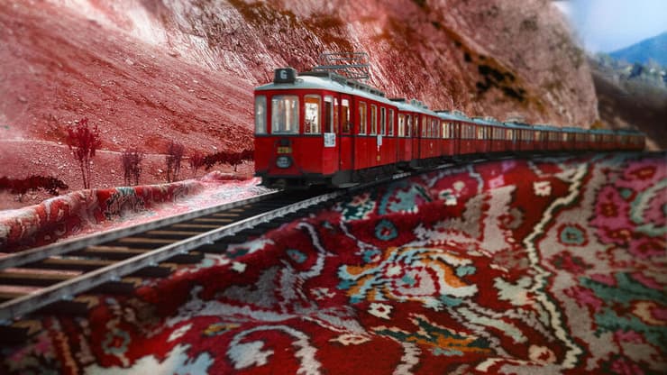 רכבת התת-מודע. הסרט משלב אנימציה