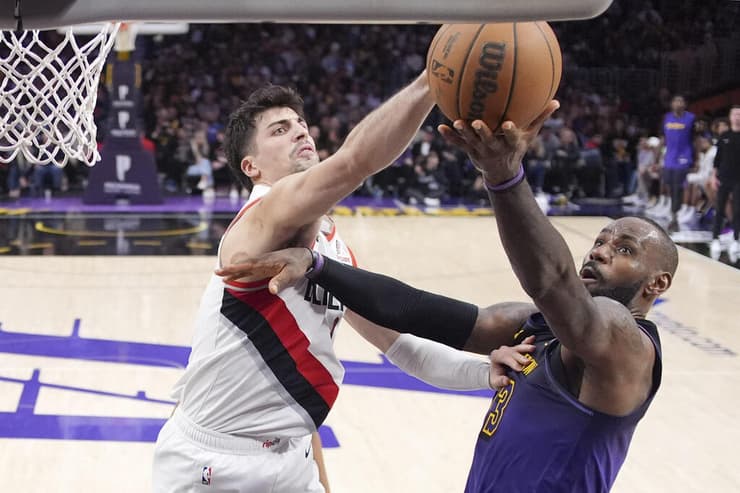 אבדיה ולברון (צילום: AP Photo/Mark J. Terrill) אבדיה ולברון