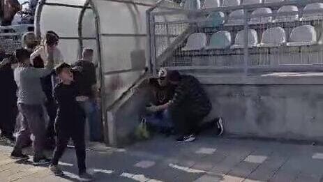 אזעקה באמצע משחק כדורגל בשדרות