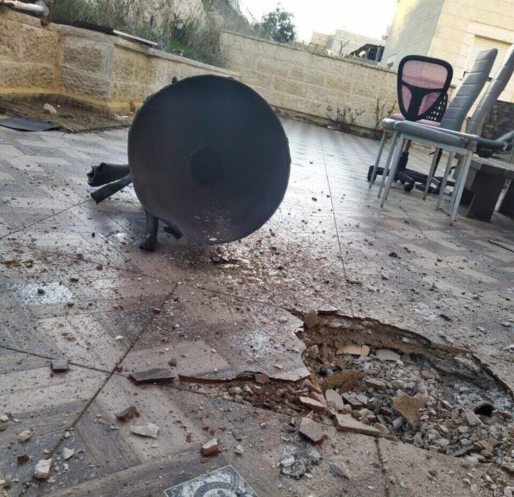 שברי יירוט שנפלו בהר גילה 