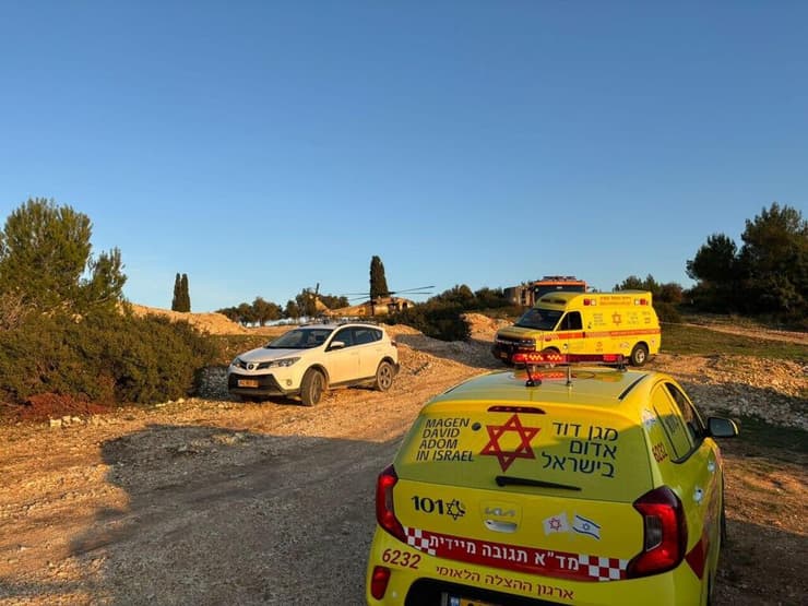 חילוץ אדם שנפל לבור בעומק 15 מטרים בפארק הכרמל
