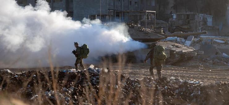תיעוד של כוחות חטיבת כפיר במבצע בשכונת הקצינים בצפון רצועת עזה בה התבצרו מפקדי ארגון הטרור חמאס