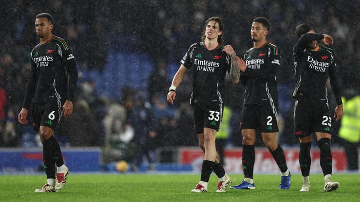 שחקני ארסנל מואכזבים