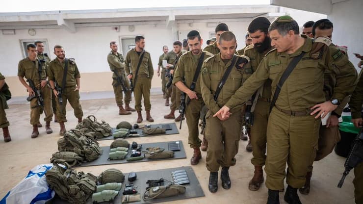 תיעוד מההכנות של צה"ל לגיוס החרדים לחטיבת החשמונאים במחנה ״תבץ״