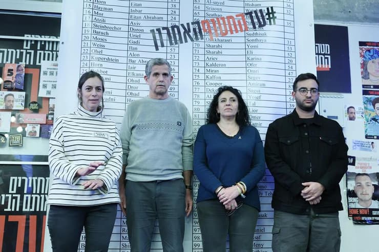 הצהרת משפחות החטופים לאחר פרסום הרשימה על ידי חמאס