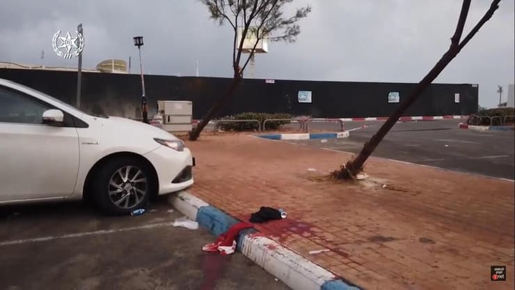 הזירה לאחר הרצח של יאשיהו ("שושו") בלום ז"ל