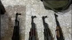 אמצעי לחימה שהכוחות איתרו (צילום: דובר צה"ל) תיעוד מהלחימה בשלושת מעוזי הטרור שהוכרעו על ידי כוחות חטיבת כפיר