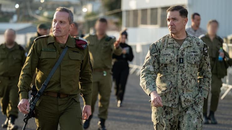 סגן מפקד פיקוד המרכז בצבא ארה"ב אדמירל בראד קופר בביקור בבסיס נבטים בהשתתפות סגן ראש המטה הכללי, אלוף אמיר ברעם