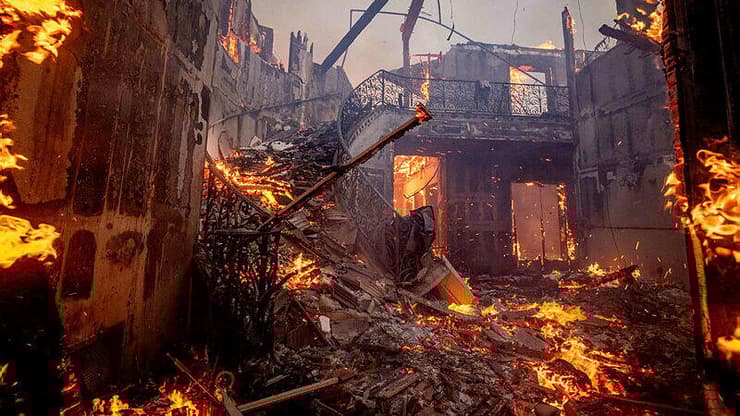 שריפה בלוס אנג'לס, קליפורניה