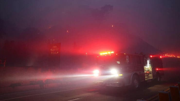 שריפה בלוס אנג'לס, קליפורניה