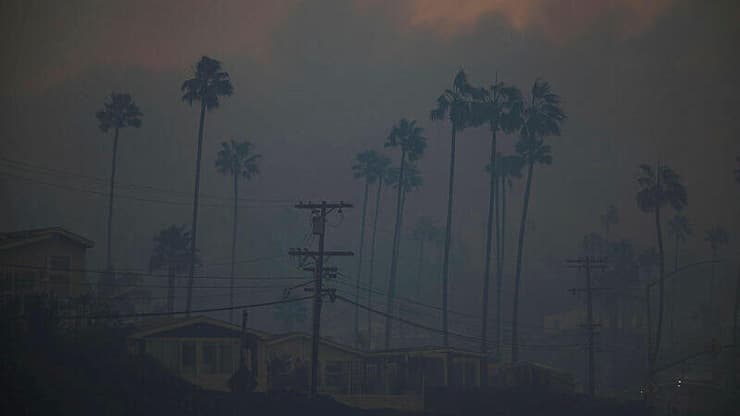 שריפה בלוס אנג'לס, קליפורניה