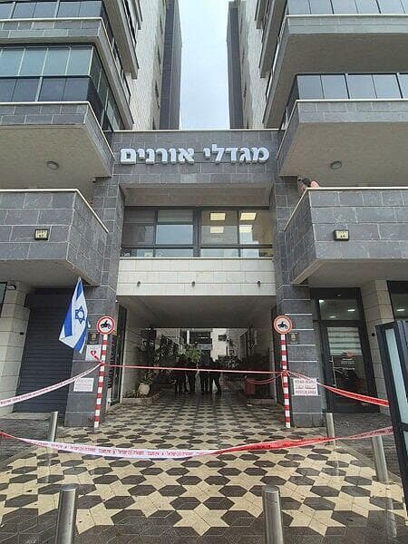 זירת הרצח הכפול בנהריה