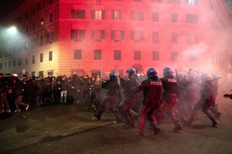 איטליה מהומות ראמי אלגמל