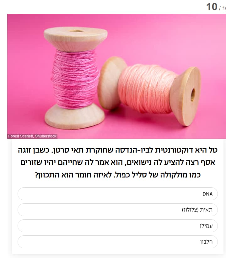 השאלה האחרונה בטריוויה