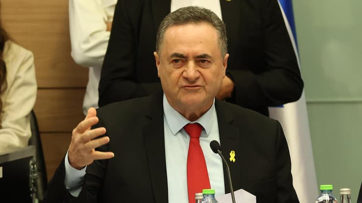 שר הביטחון ישראל כ"ץ בוועדת החוץ והביטחון