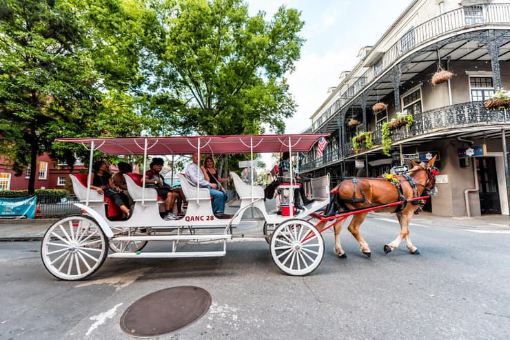 רחוב רויאל בניו אורלינס (צילום: shutterstock) רחוב רויאל בניו אורלינס