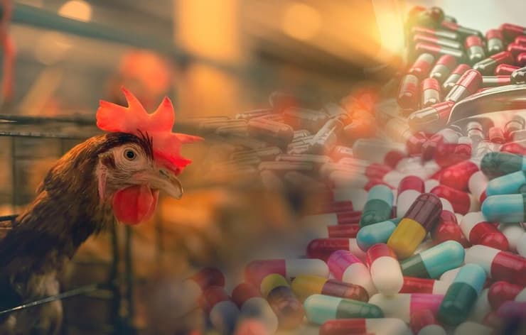 תעשיית גידול בעלי החיים. שימוש נרחב באנטיביוטיקה שיפגע בנו בהמשך (צילום: shutterstock) שימוש באנטיביוטיקה בתעשיית בעלי החיים