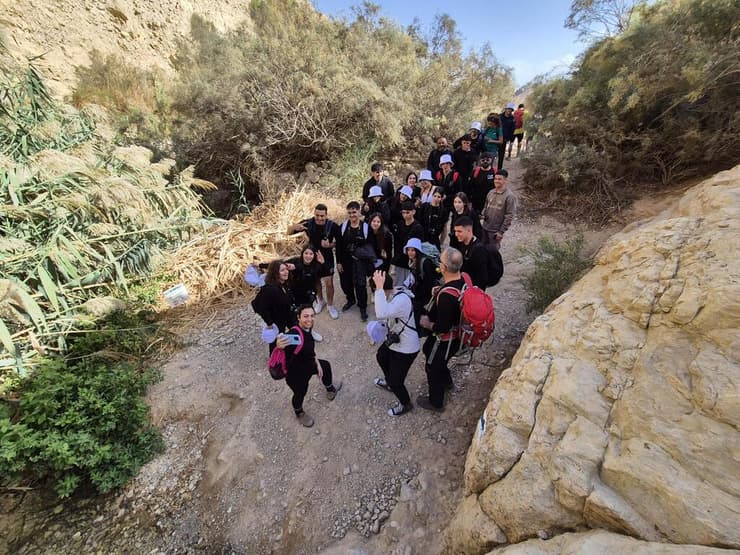 סלפי בנוף המדברי