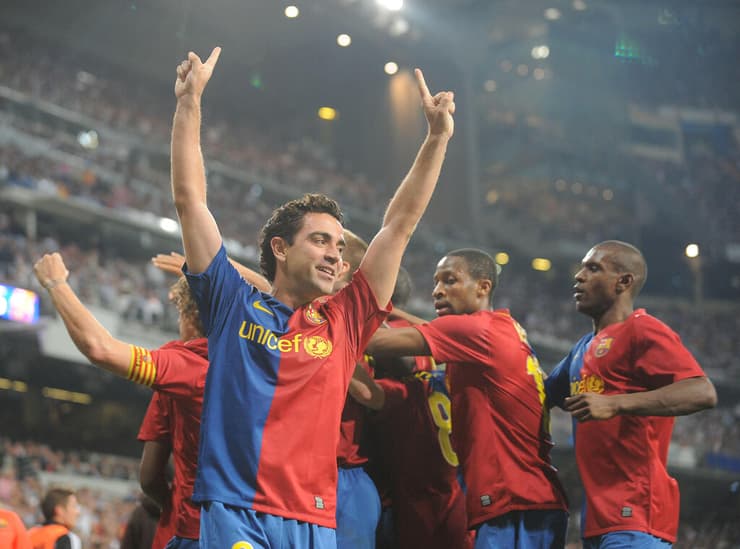 זה היה יכול להיות 2:10. צ'אבי (צילום:Denis Doyle/Getty Images) צ'אבי חוגג