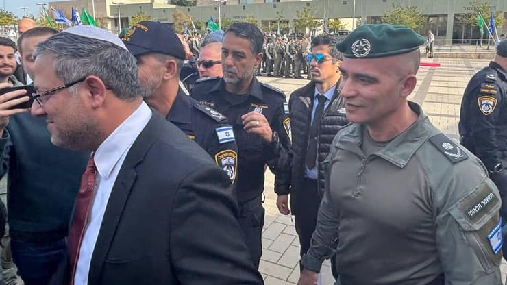 טקס הקמת המשמר הלאומי במשמר הגבול (צילום: מאיר תורג'מן) טקס הקמת המשמר הלאומי במשמר הגבול