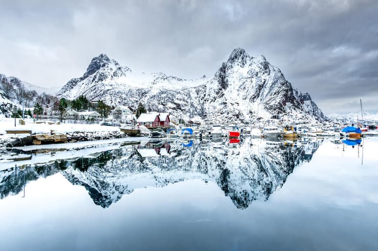 המרינה המופלאה של העיירה Svolvaer (צילום: גלעד טופז) המרינה המופלאה של העיירה Svolvaer