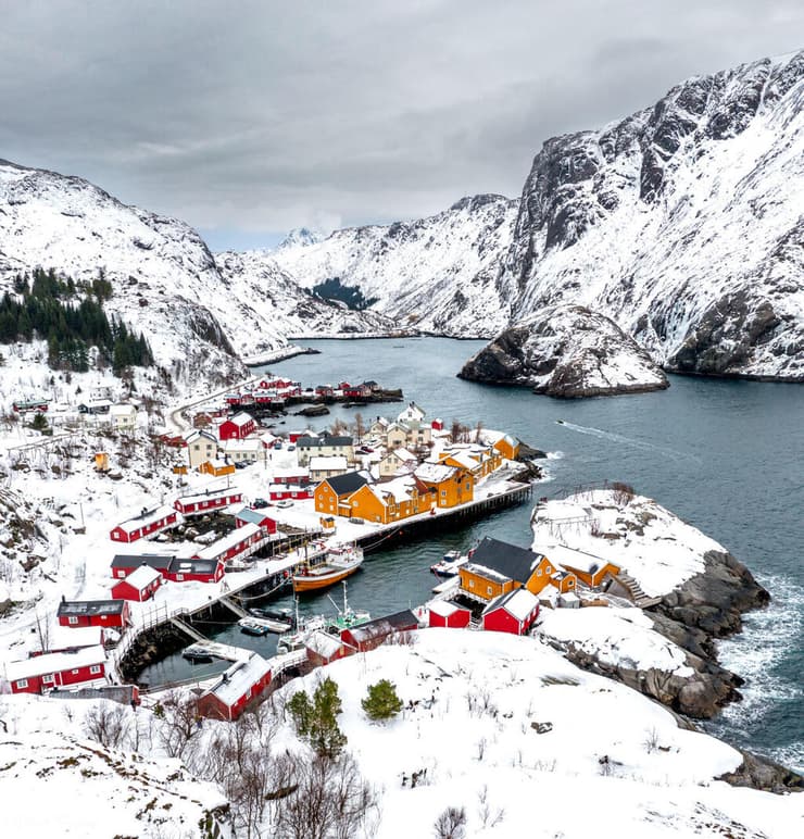 העיירה Nusfjord (צילום: גלעד טופז) העיירה Nusfjord