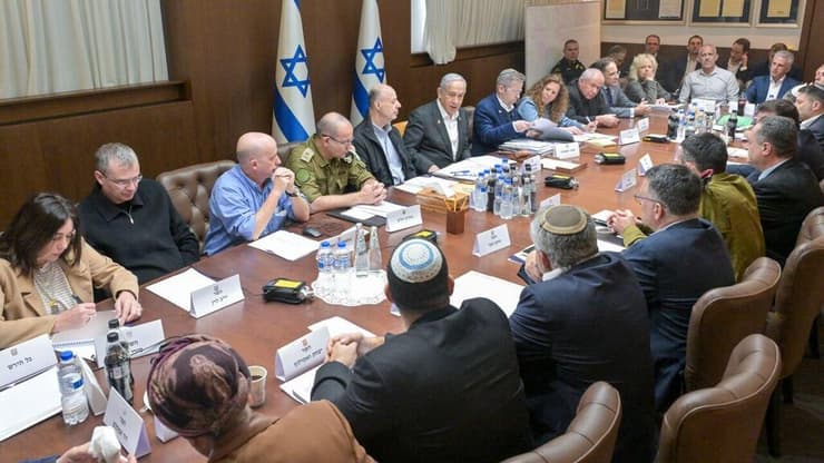 ראש הממשלה בנימין נתניהו בוועדת השרים לענייני ביטחון לאומי