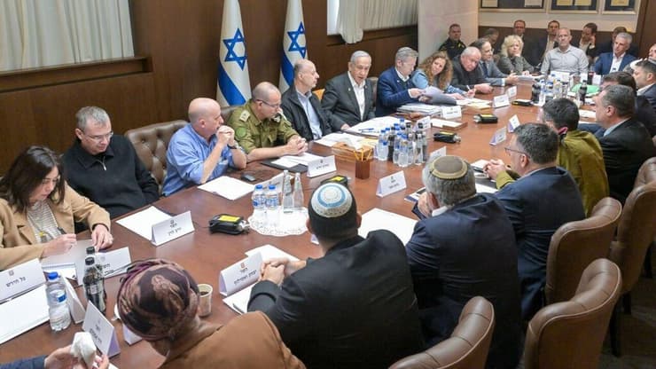 ראש הממשלה בנימין נתניהו בוועדת השרים לענייני ביטחון לאומי