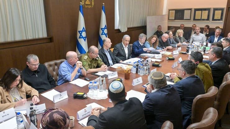 ראש הממשלה בנימין נתניהו בוועדת השרים לענייני ביטחון לאומי