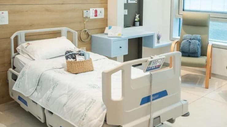 השבים ייקלטו בחדרים פרטיים (צילום: דוברות בילינסון) המתחם שבו ייקלטו חטופים בבית החולים בילינסון