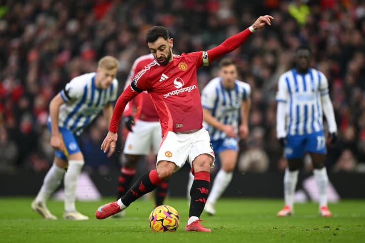 מנקודות האור. פרננדש (צילום: Gareth Copley/Getty Images) ברונו פרננדש