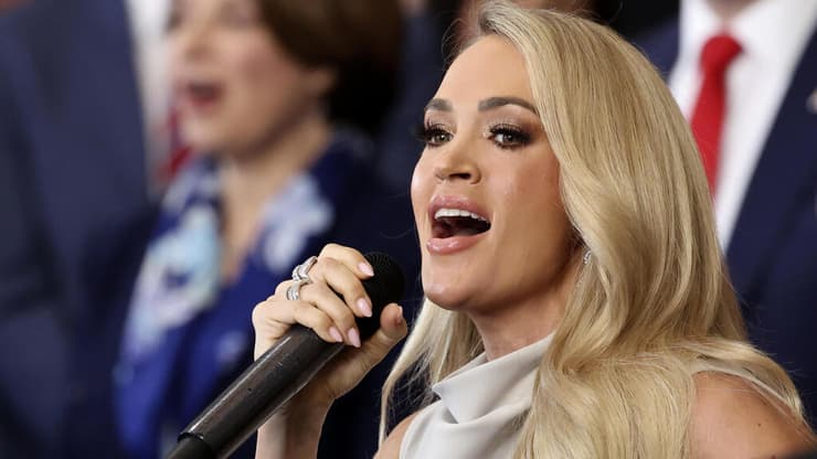 קארי אנדרווד בטקס ההשבעה של דונלד טראמפ לנשיא ארה"ב ה-47