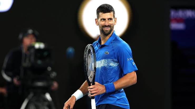 ג'וקוביץ' חוגג יצחון ענק (צילום: Martin KEEP / AFP) ג'וקוביץ' חוגג