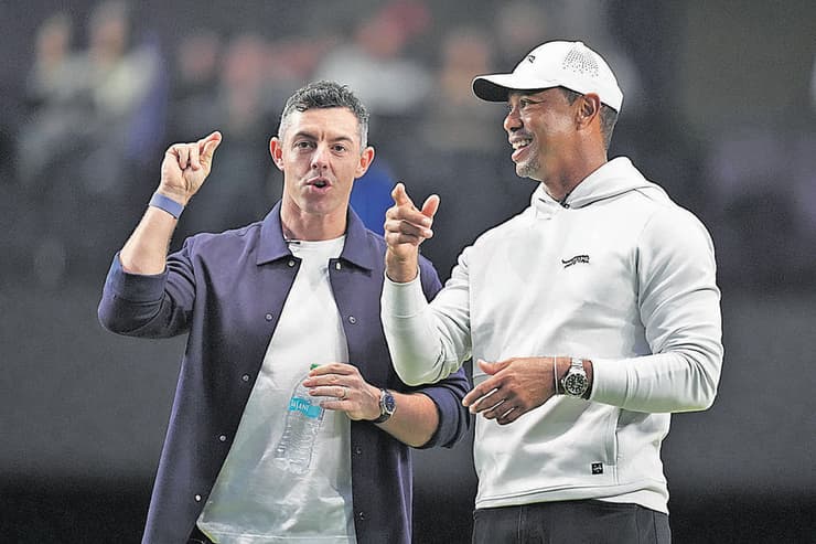 ליגה משלהם. טייגר וודס ורורי מקלרוי