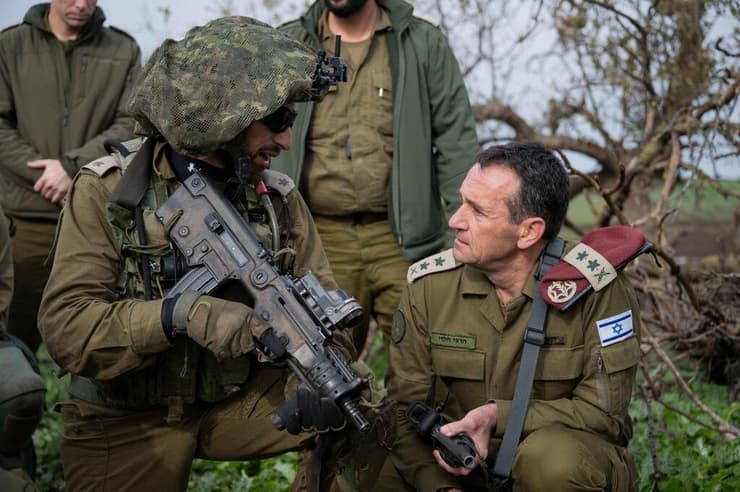  הרמטכ"ל הרצי הלוי במהלך המלחמה