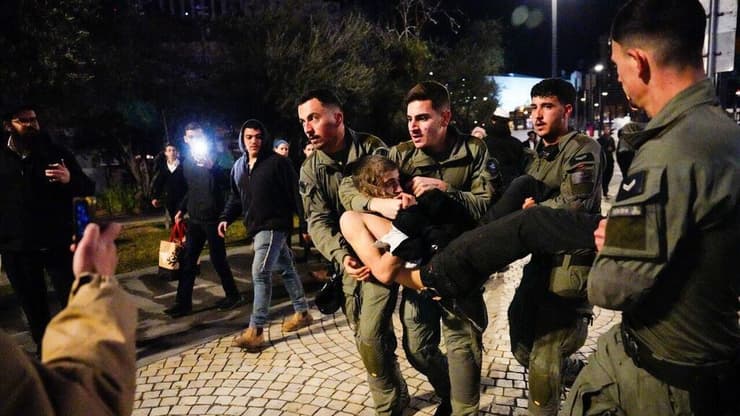 מחאה של ארגוני ימין נגד מערכת הביטחון - גשר המיתרים, ירושלים