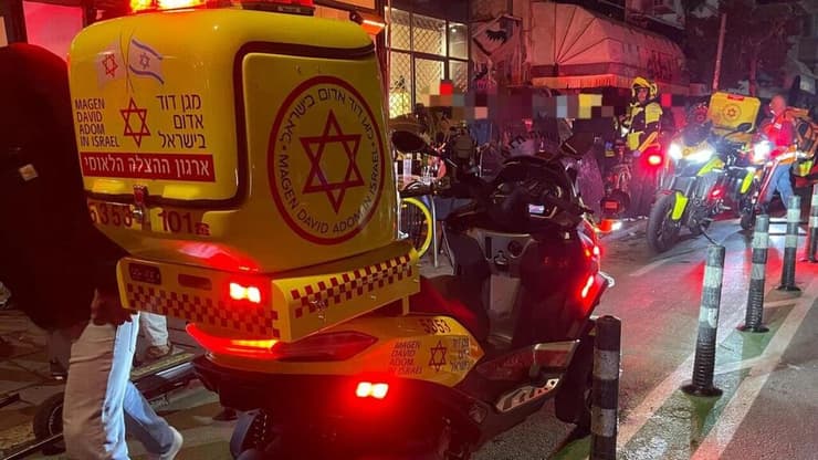 זירת פיגוע הדקירה בנחלת בנימין
