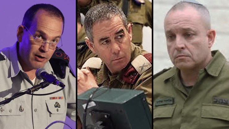 אלוף אליעזר טולדנו, אלוף נמרוד אלוני, אלוף עודד בסיוק