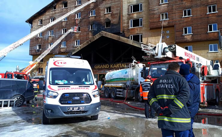 צילום: REUTERS/Mert Ozkan אתר סקי קרטלקאיה במחוז בולו