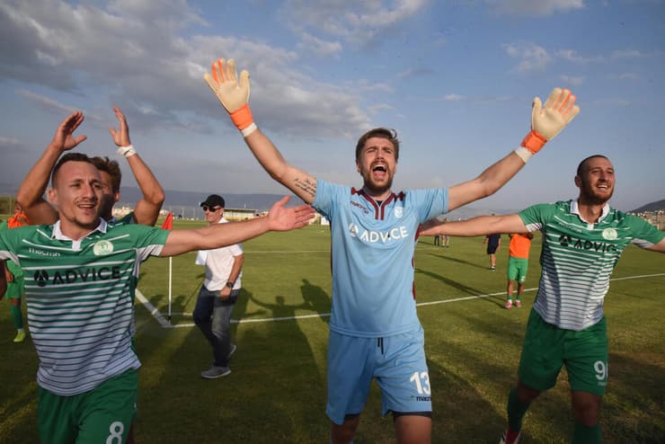 חייקין חוגג במדי כפר סבא ב-2018