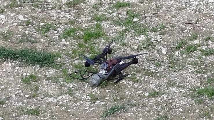 צה"ל זיהה רחפן ממולכד במטען צינור סמוך ליישוב יצהר שבשומרון