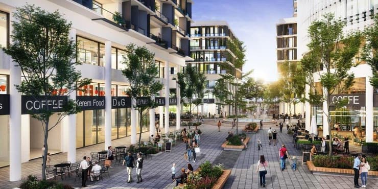 הדמיית פרויקט פינוי בינוי בשכונה ד' בבאר שבע (הדמיה: איבולב מדיה וענבל פלד אדריכלות) הדמיית פרויקט פינוי בינוי בשכונה ד' בבאר שבע